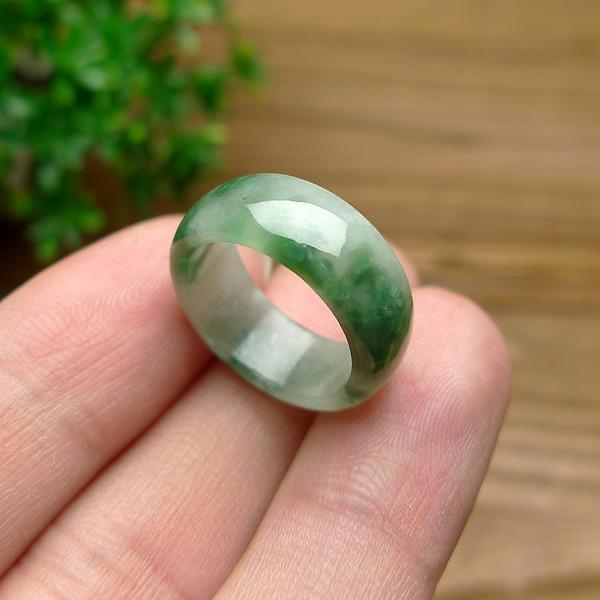 Jewelry Making Rings - Green Jade Ring Natural Gemstone Jadeite