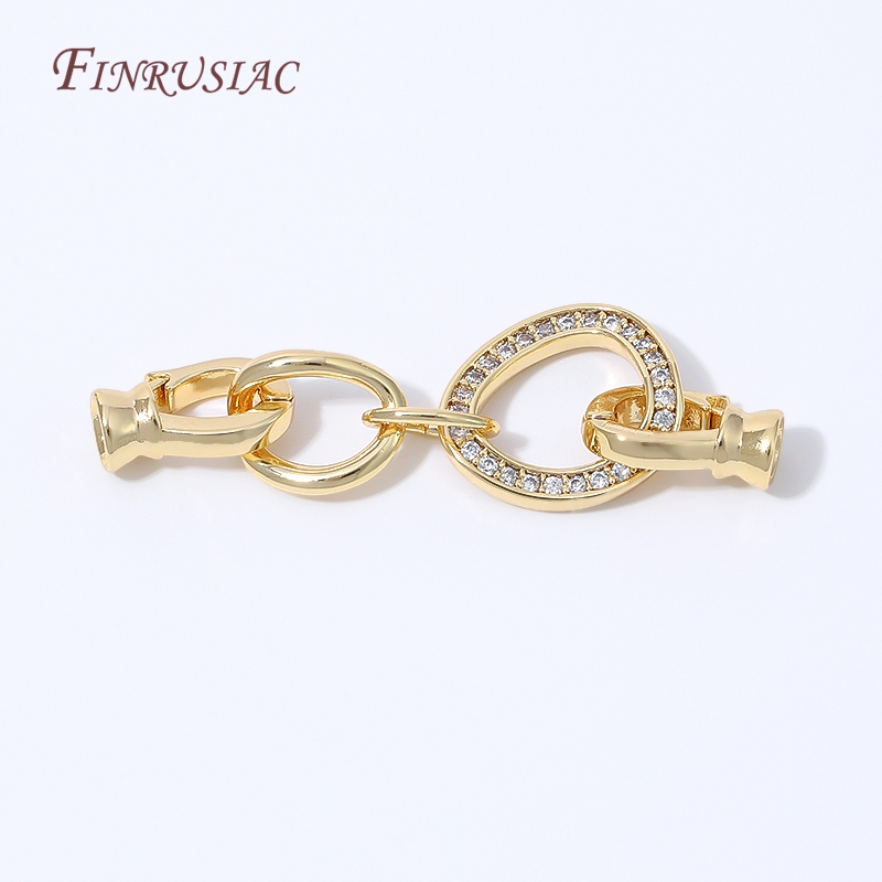 Jewelry Making Rings - 1/2Pcs18K Gold Plated Rhinestone Jewelry Connector