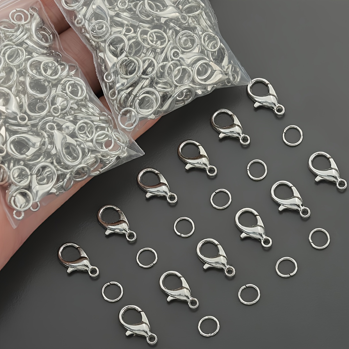 1/2/300pcs Lobster Clasps Open - Jewelry Making Hoops recension och pris