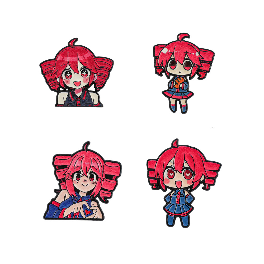 4pcs Anime Cute Cartoon Brooch - Jewelry Making Kits recension och pris