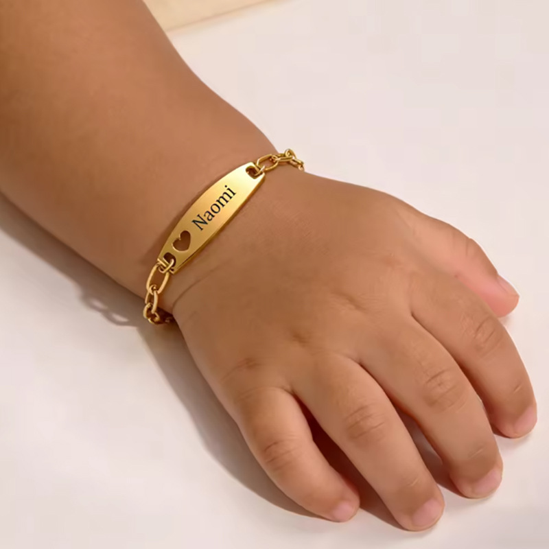 Kissmoon Custom Engrave Name B - Jewelry Making For Kids recension och pris