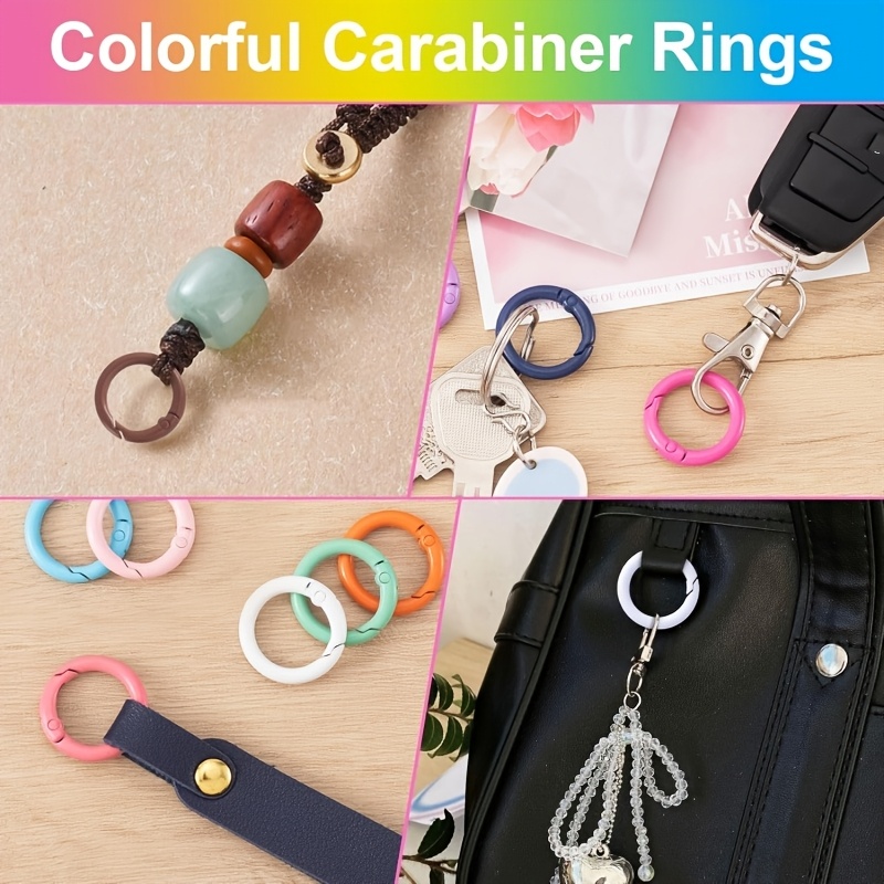 100pcs Colorful 25mm Round Spr - Jewelry Making Hoops recension och pris