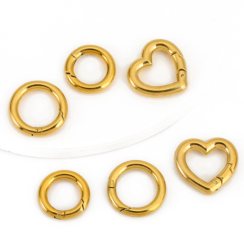 2pcs Stainless Steel Clasps He - Jewelry Making Hoops recension och pris