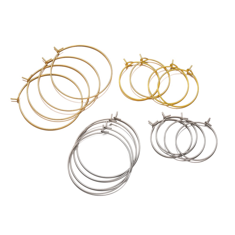 50Pcs 316 Stainless Steel 15 2 - Jewelry Making Hoops recension och pris