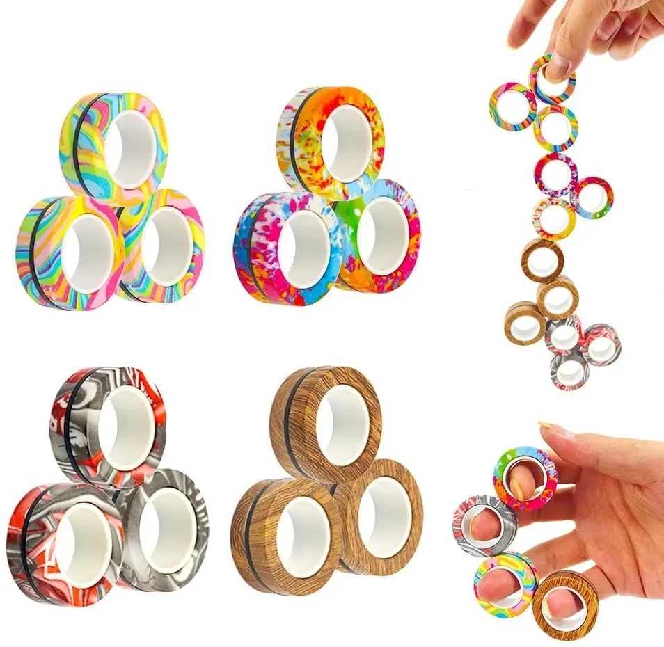3Pcs Anti-stress Magnetic Ring - Jewelry Making Hand Tools recension och pris