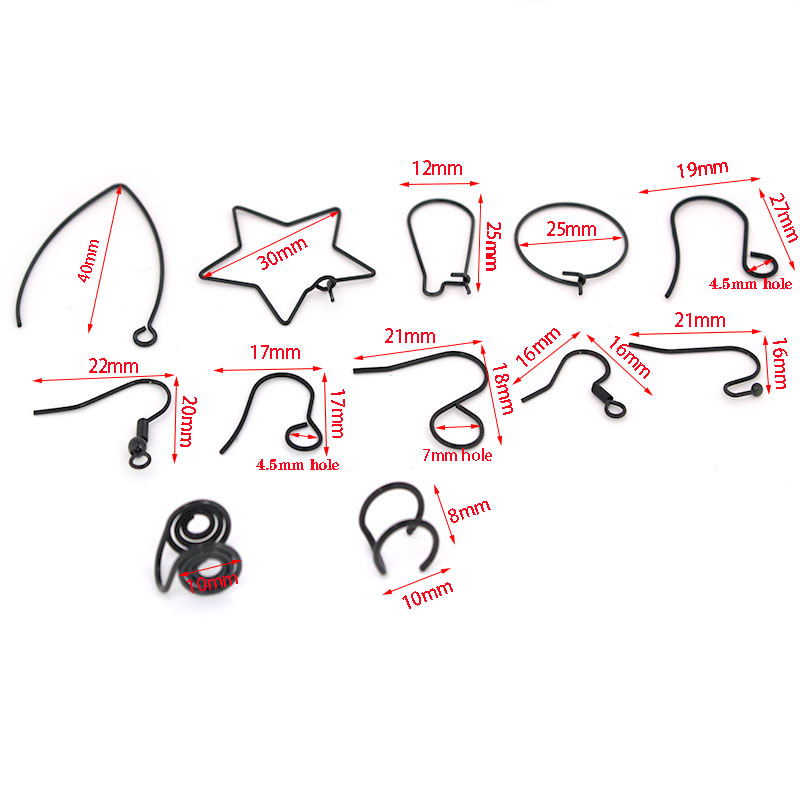 30-10Pcs Stainless Steel Earri - Jewelry Making Hoops recension och pris