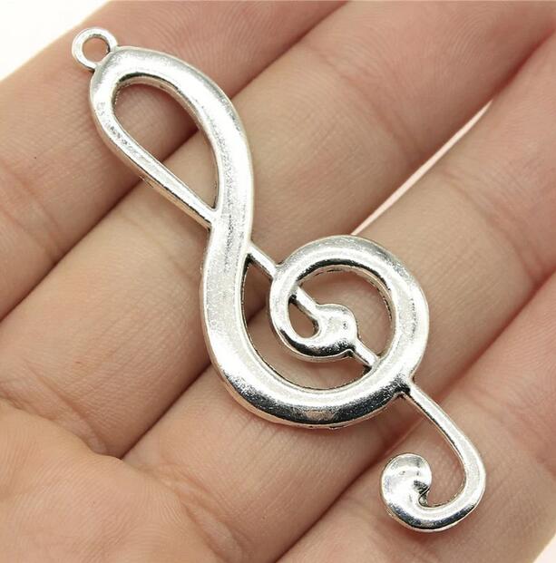 2pcs 61x22mm Big Musical Note  - Jewelry Making Notes recension och pris