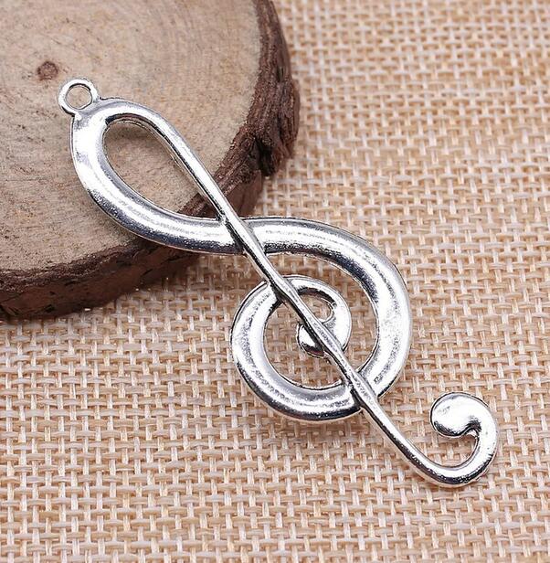 2pcs 61x22mm Big Musical Note  - Jewelry Making Notes recension och pris
