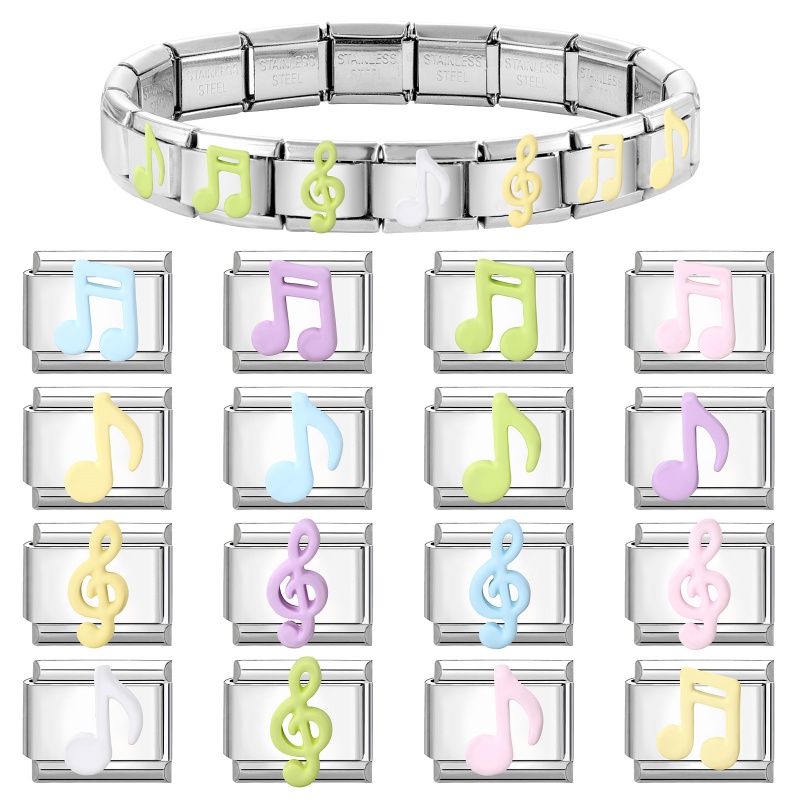 Y2K Colorful Musical Notes Zir - Jewelry Making Notes recension och pris