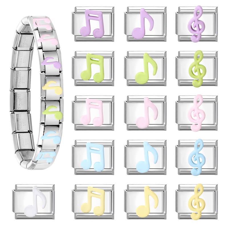 Y2K Colorful Musical Notes Zir - Jewelry Making Notes recension och pris