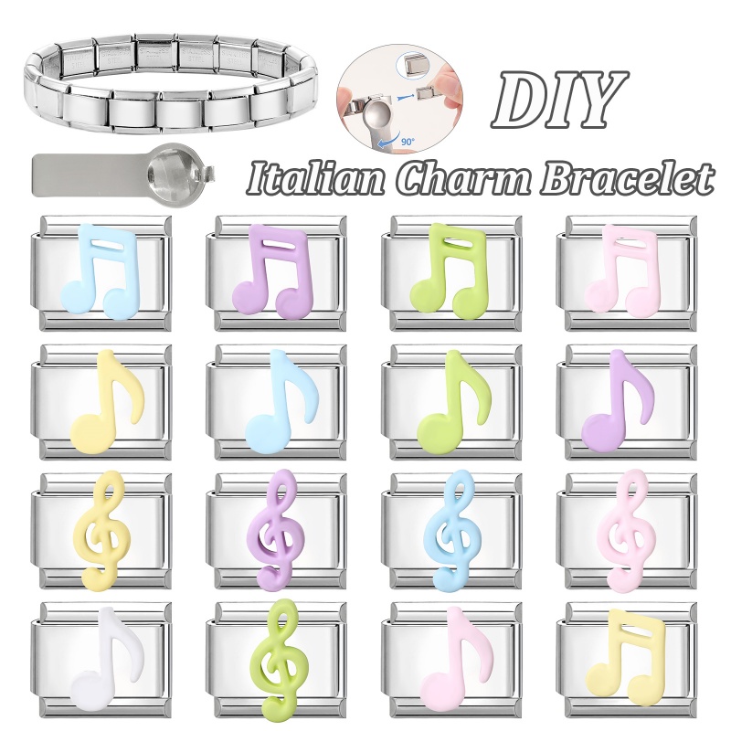 Y2K Colorful Musical Notes Zir - Jewelry Making Notes recension och pris