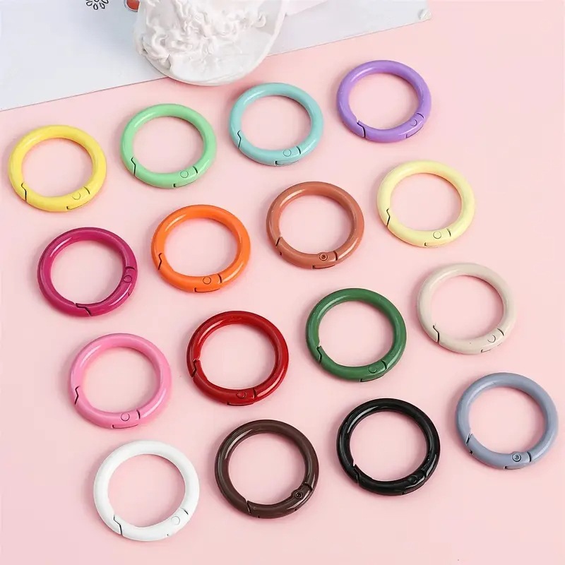 10PCS 23.5mm Metal Spring O Ri - Jewelry Making Hoops recension och pris