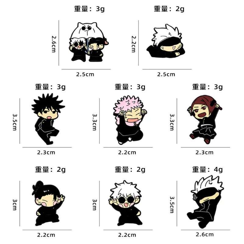 8pcs Anime Itadori Yuji Enamel - Jewelry Making Kits recension och pris